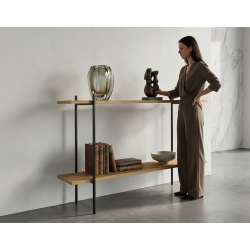 KONSOLA Z DREWNA LITEGO DĄB OLCHA JESION SKD-370